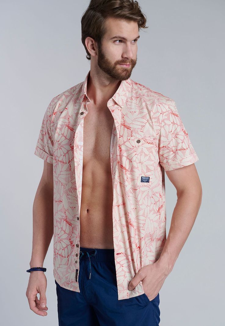 Camisa Estampada Nevada Fj Coral-4