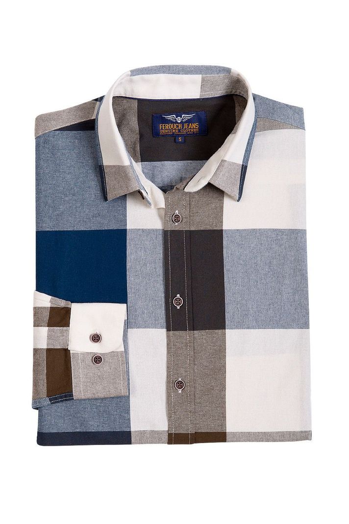 Camisa Cuadro Color Fj Military Verde S