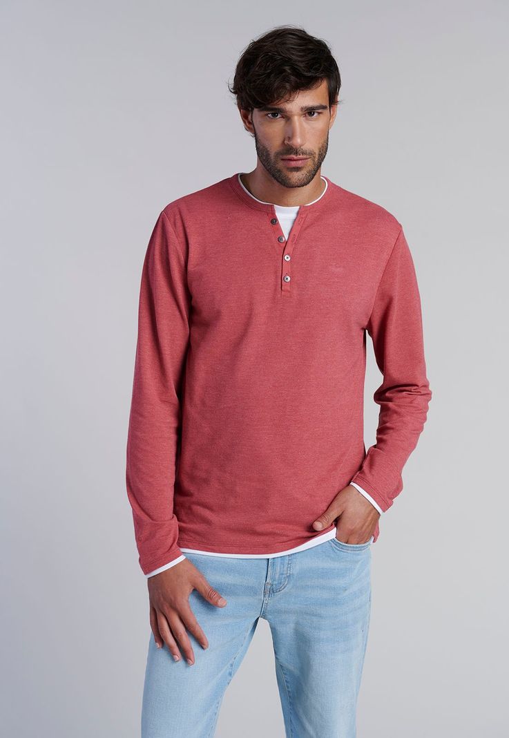 Polera Ml Dobel Indiana Red-0