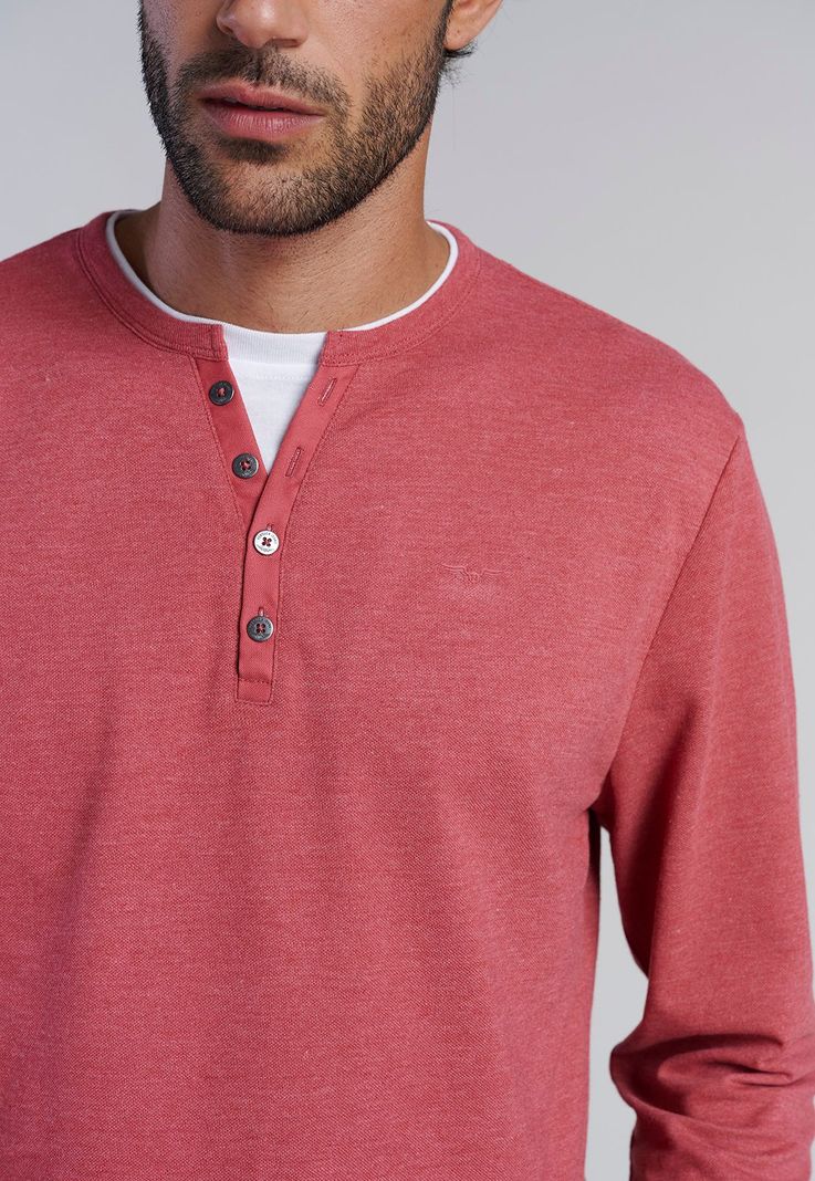 Polera Ml Dobel Indiana Red-2