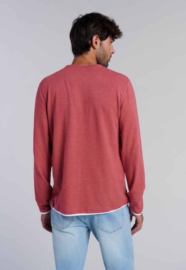 Polera Ml Dobel Indiana Red-3
