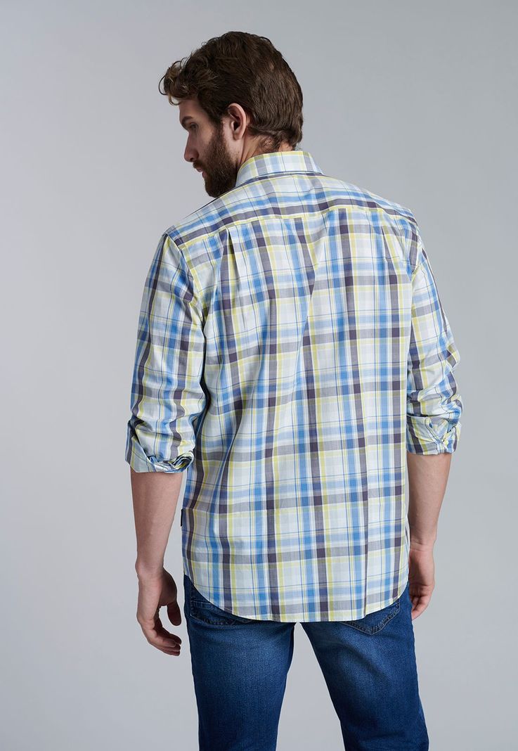 Camisa Check Orlando F Yellow-3