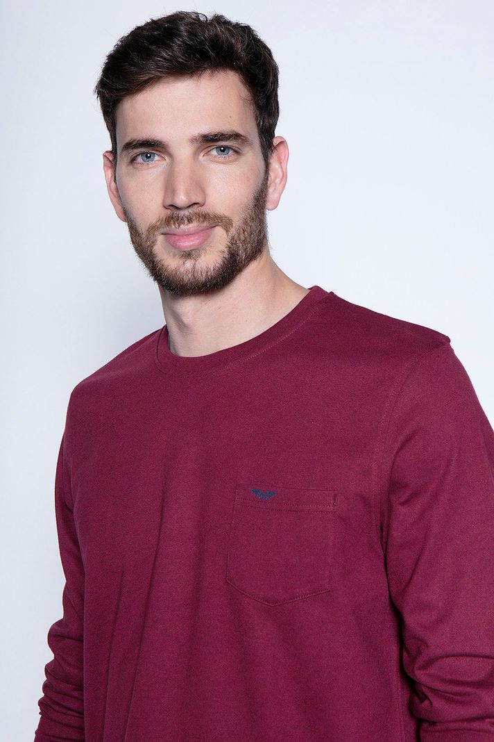Polera Básica Ml Burgundy-2