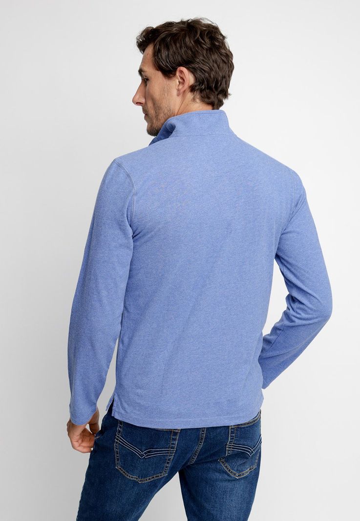 Polera Polo Utah Blue Melange-1