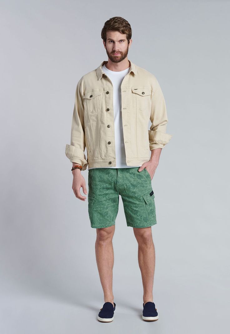 Chaqueta Basica Denim Fj Sand-1