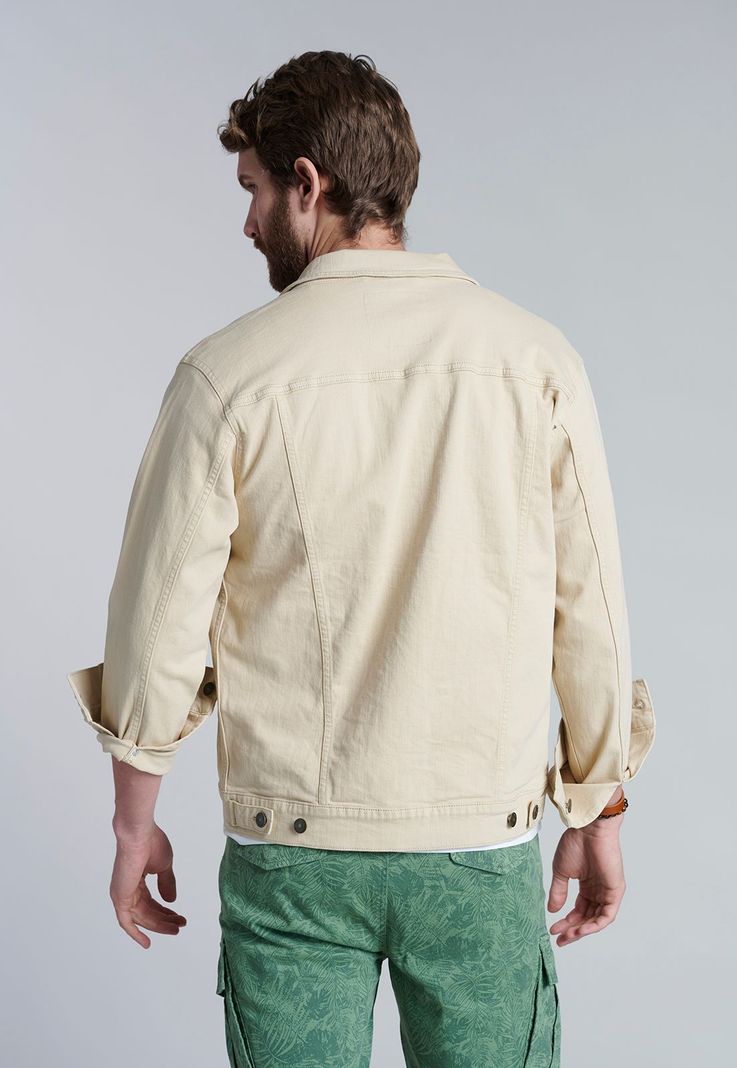 Chaqueta Basica Denim Fj Sand-3