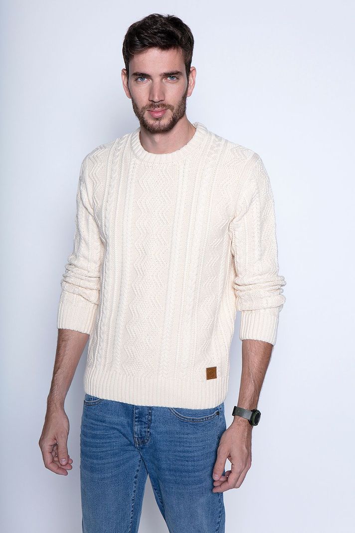Sweater Barlett Fj Cream-0