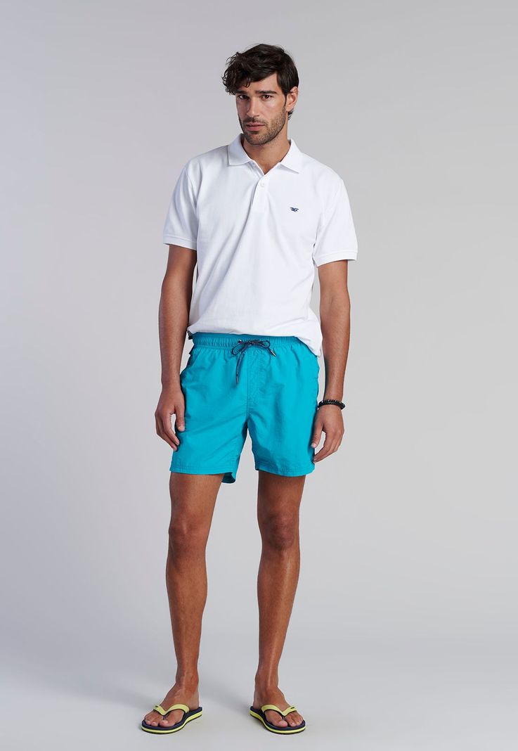 Traje De Baño Basico F Turquoise-1