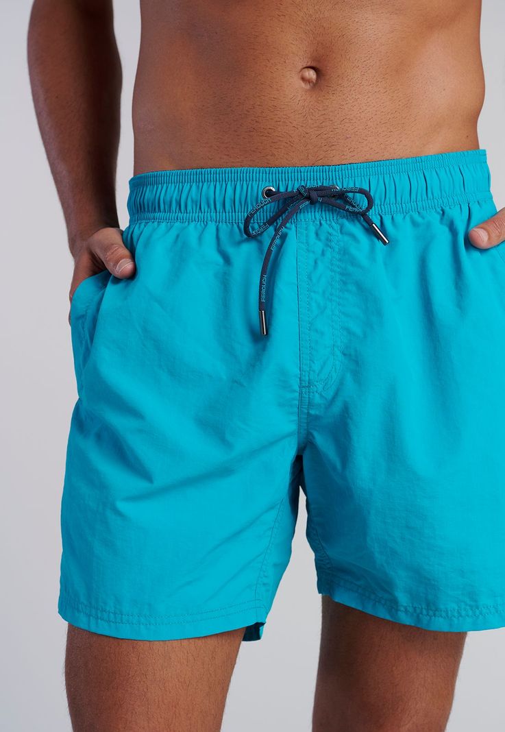 Traje De Baño Basico F Turquoise-2