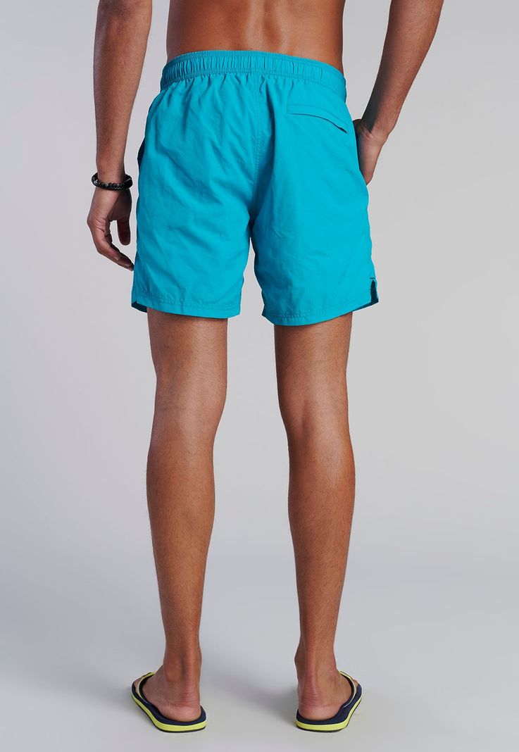 Traje De Baño Basico F Turquoise-3