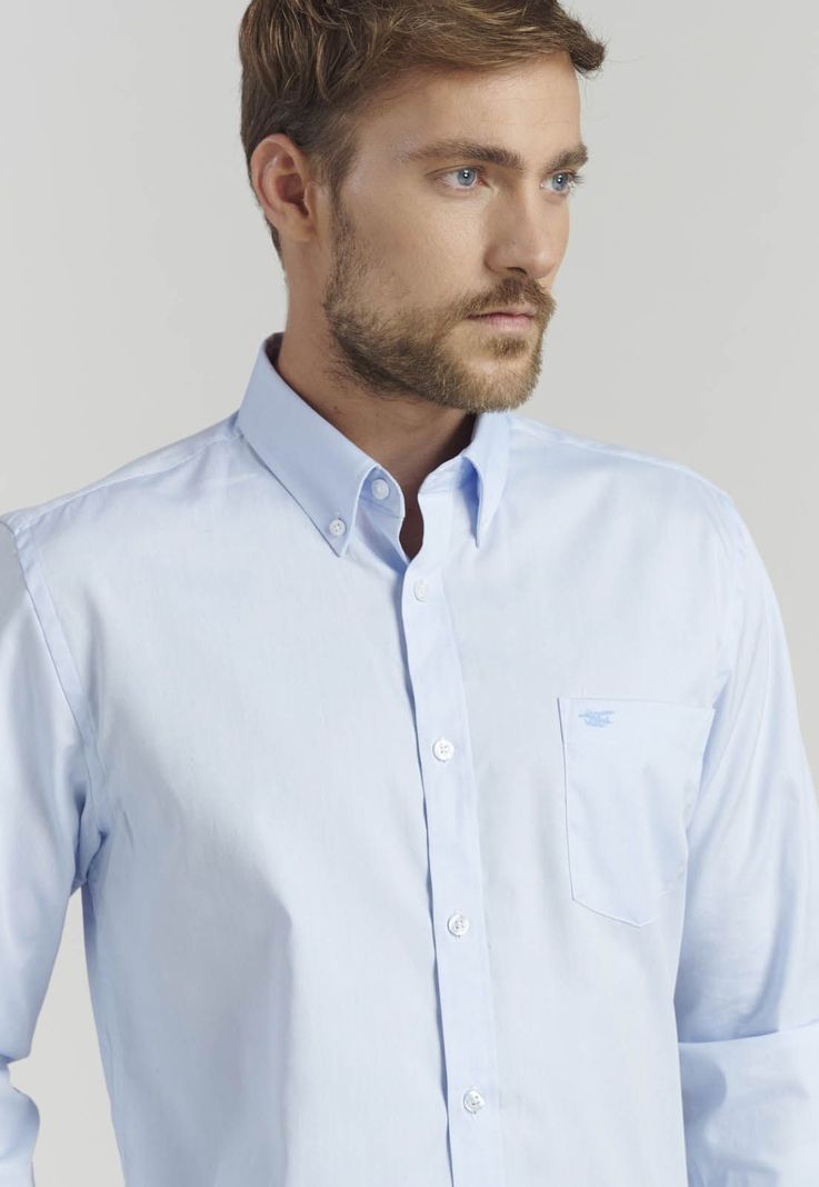 Camisa Smart Casual Oxford Sc Sky-2