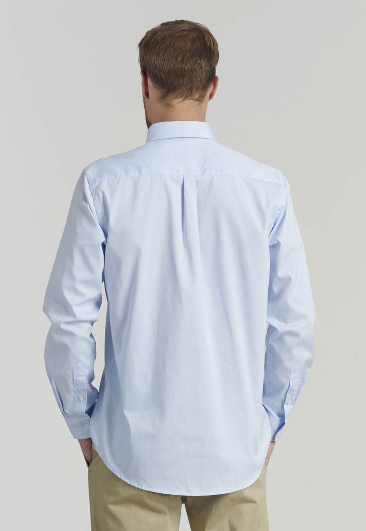 Camisa Smart Casual Oxford Sc Sky-3