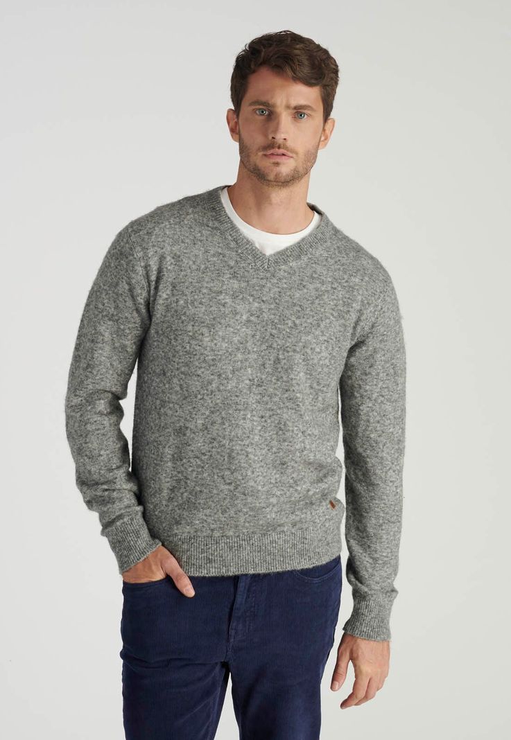 Sweter Sebastian Avant-Garde Dk Grey Melange-0