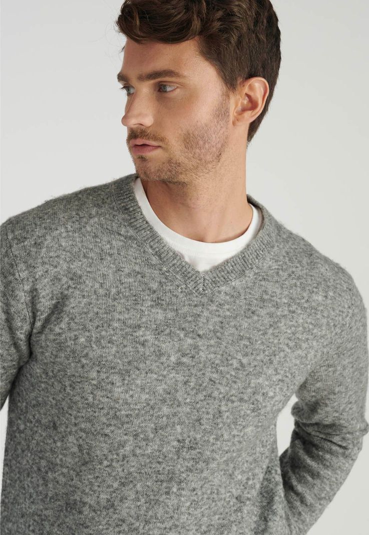 Sweter Sebastian Avant-Garde Dk Grey Melange-2