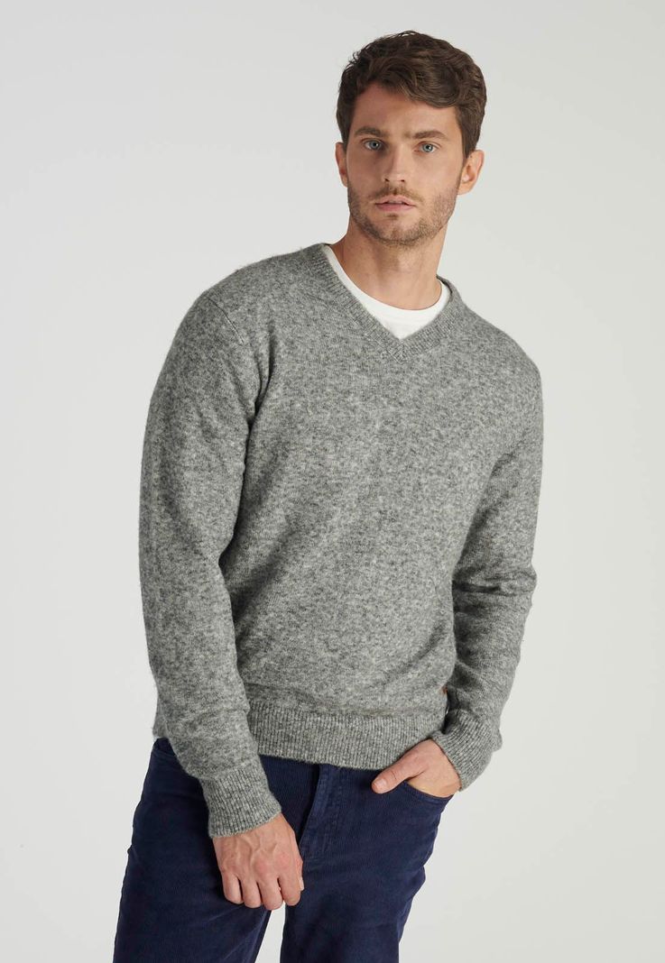 Sweter Sebastian Avant-Garde Dk Grey Melange-4