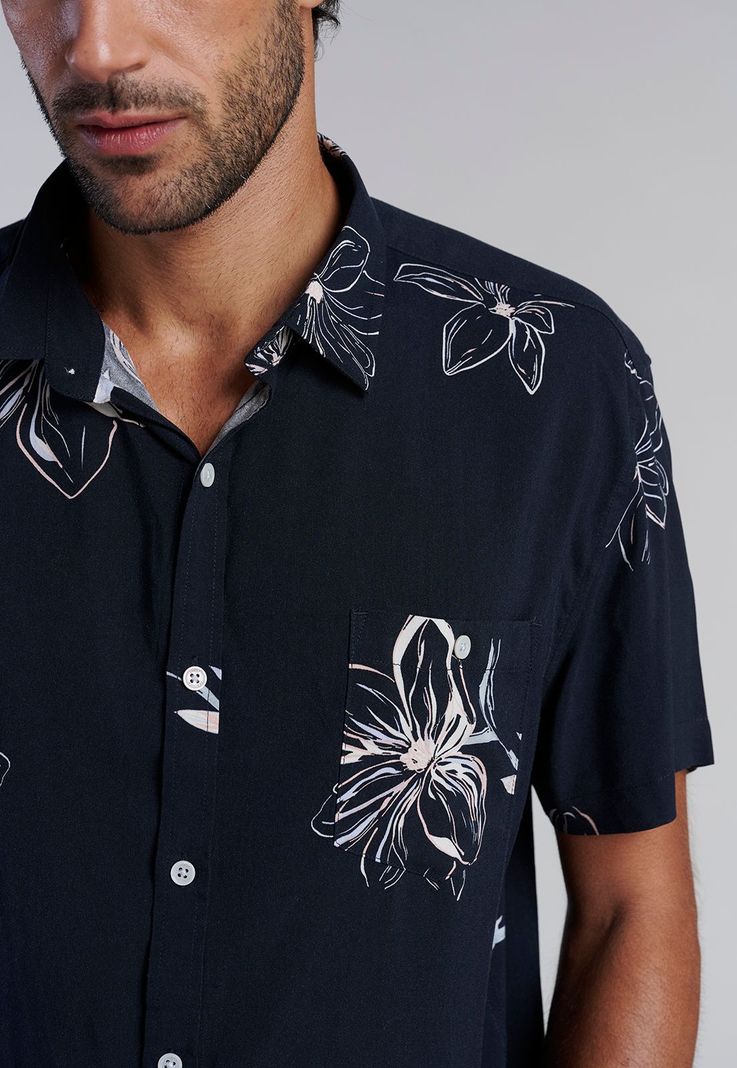 Camisa Estampada Denver Fj Black-2