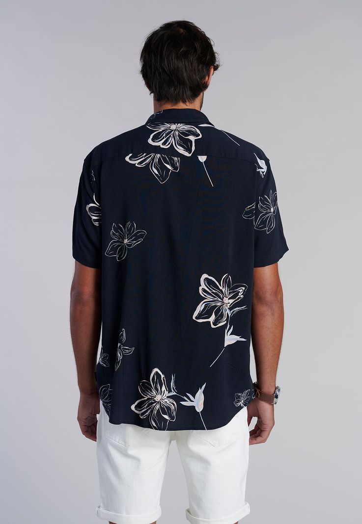 Camisa Estampada Denver Fj Black-3