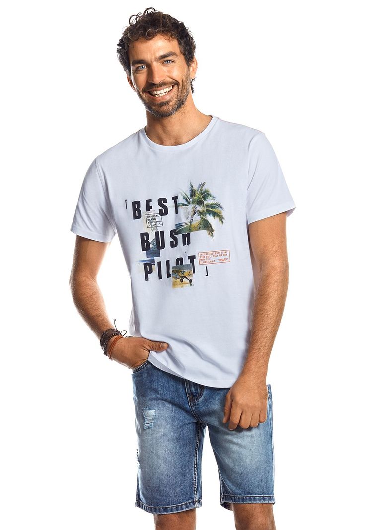 POLERA COLORADO WHITE Blanco S