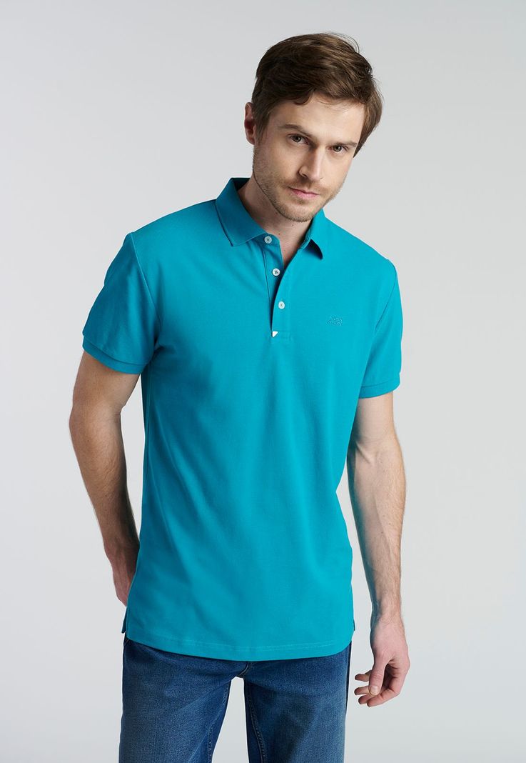 Polo Comillas Turquoise-0
