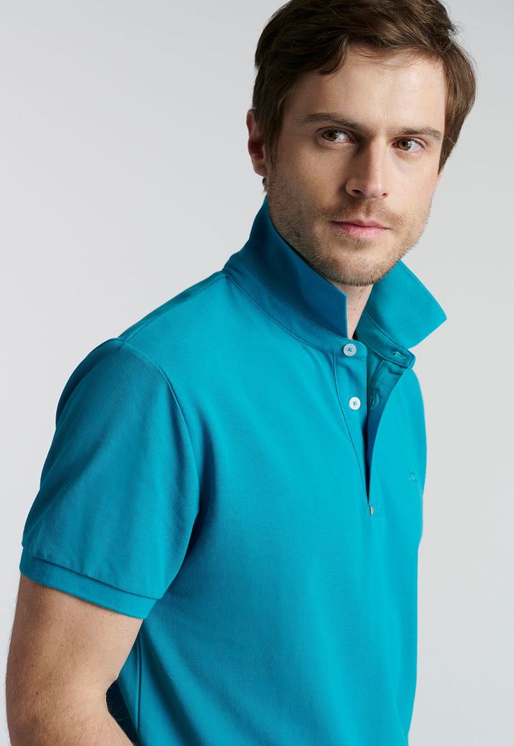Polo Comillas Turquoise-4