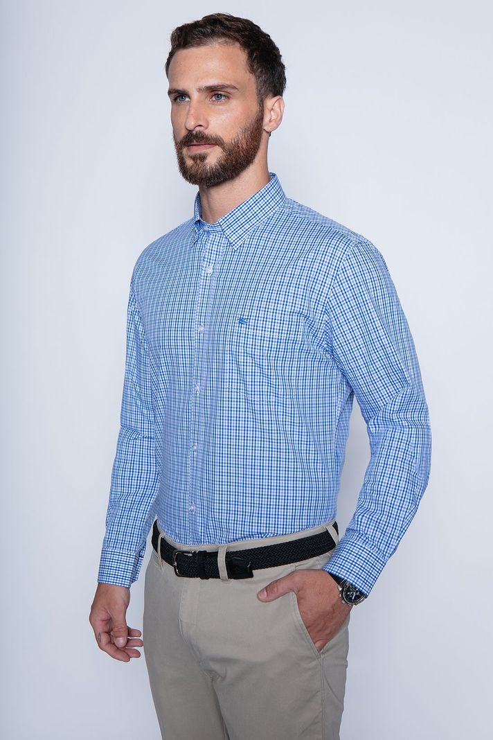Camisa Cuadro Dublin Sm Sky