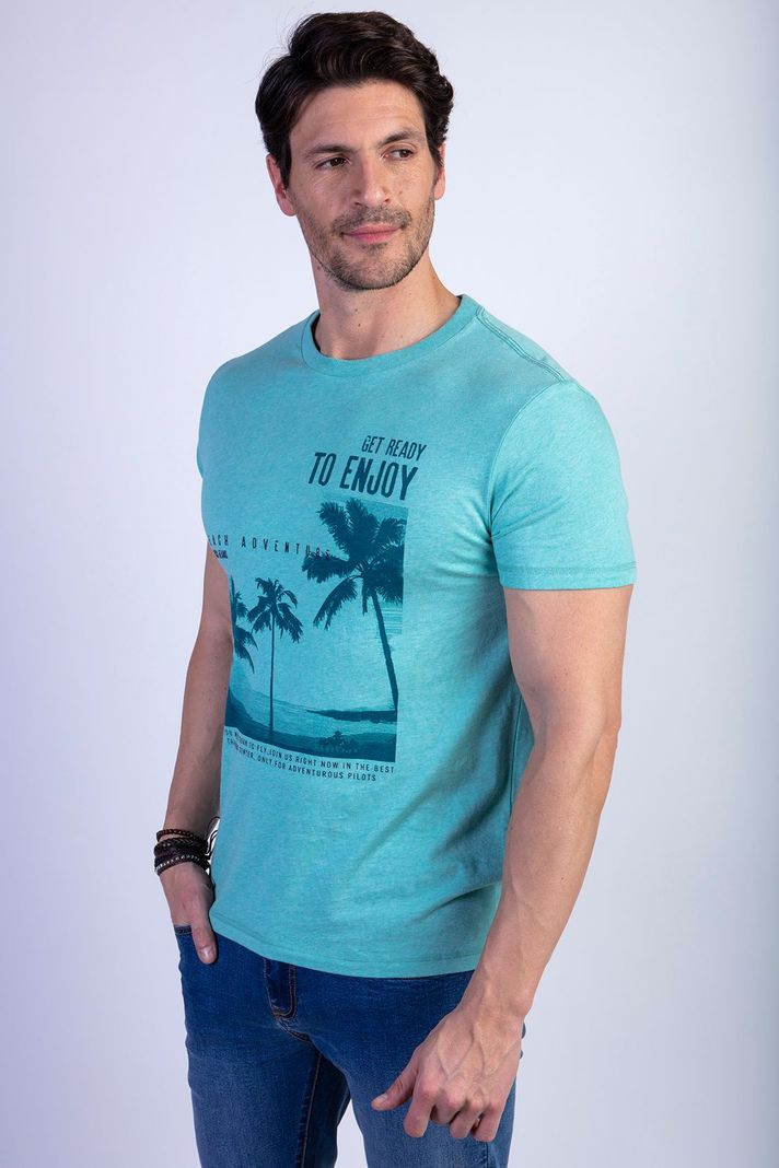Polera Oregon Blue Melange-0
