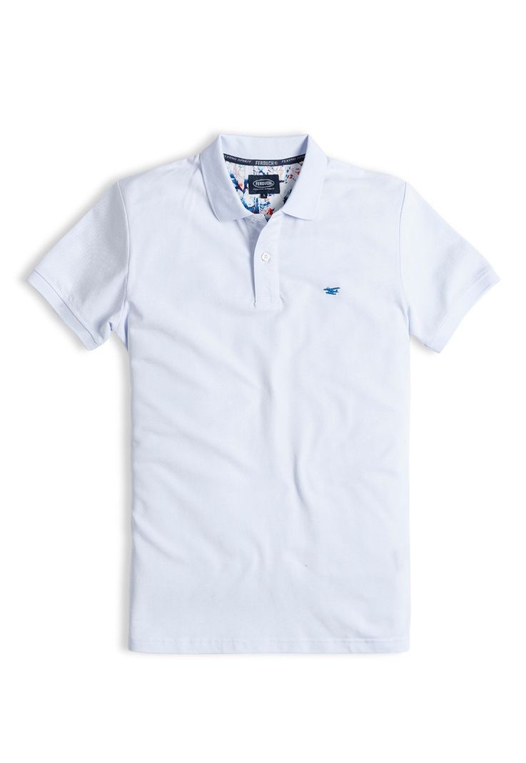Polera Polo Básica White-4
