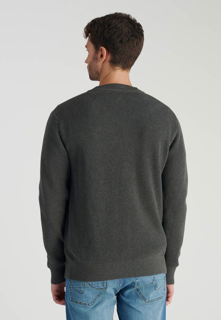 Cardigan Oviedo Heritage Grey Melange-3