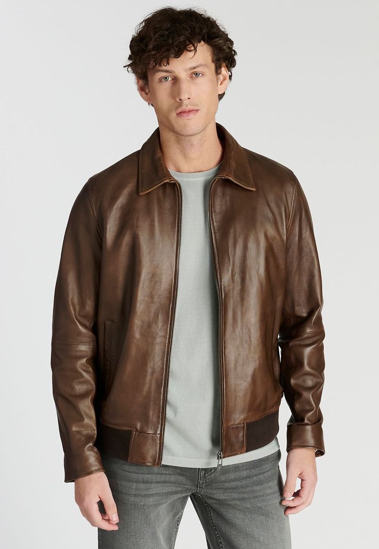 Chaqueta Leather Vannes Heritage Brown-0