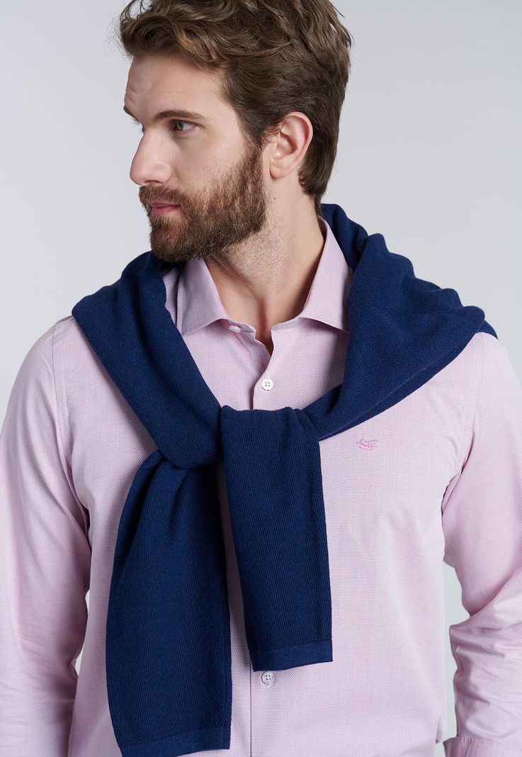 Camisa Jacquard Giorgia Sc Dk Violet-4