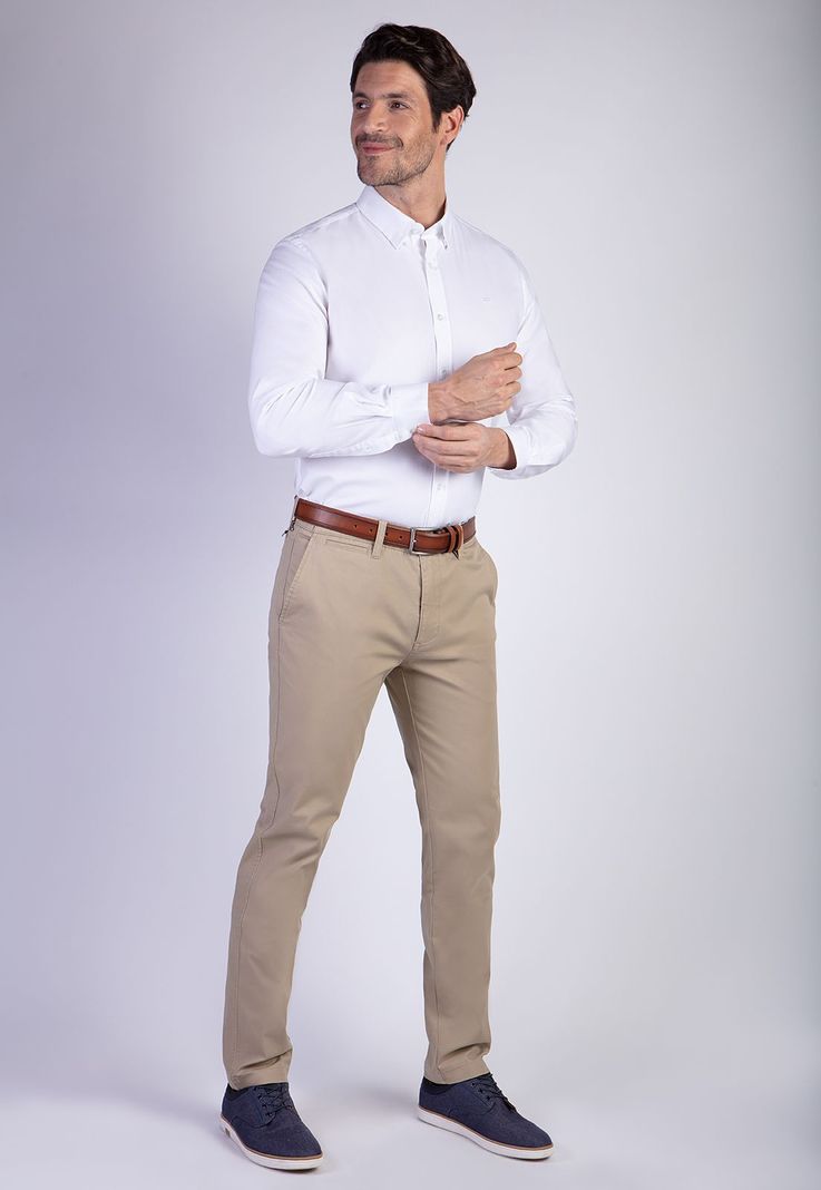 Pantalón Twill Khaki Slim L/33-2