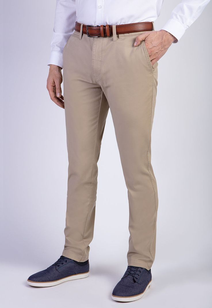 Pantalón Twill Khaki Slim L/33-0