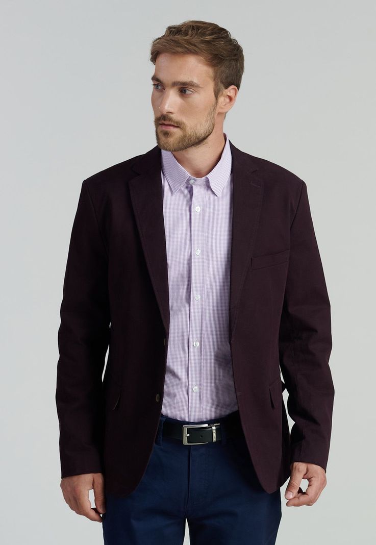 Blazer Stanford F Smart Casual Merlot-0