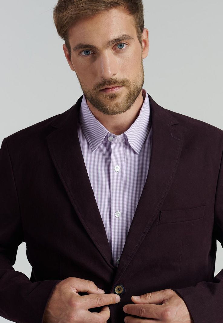 Blazer Stanford F Smart Casual Merlot-2