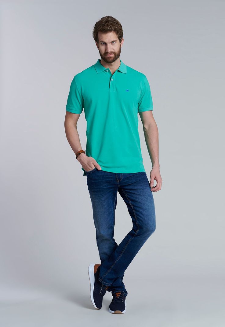 Polera Basica Pique Lt Green-1