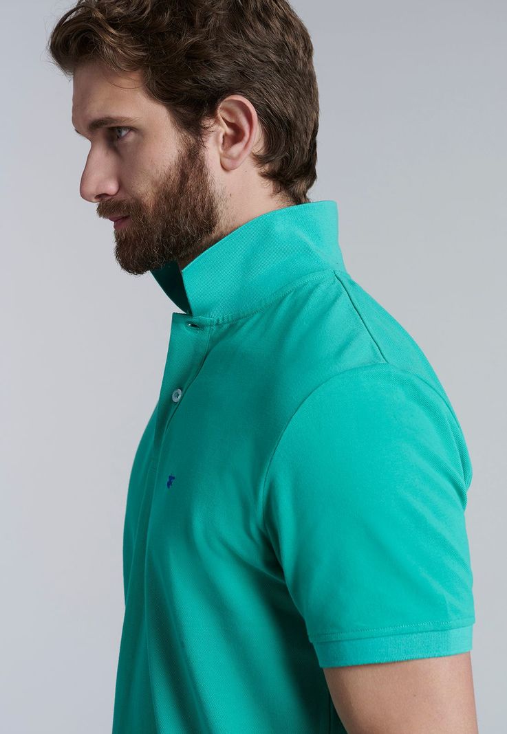 Polera Basica Pique Lt Green-4