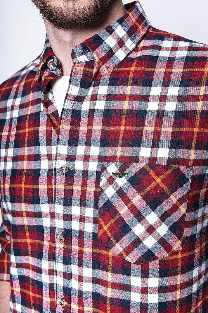 Camisa A Cuadro Baltimore Fj Red-4