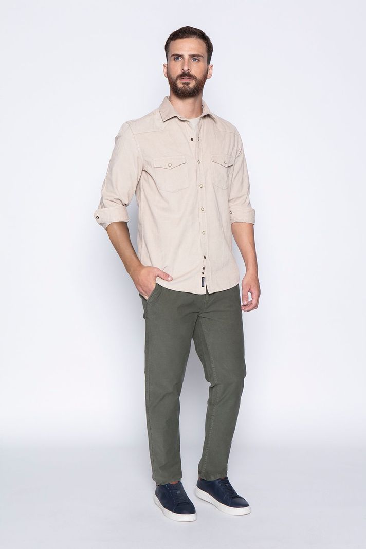 Camisa Corduroy F Sand-3