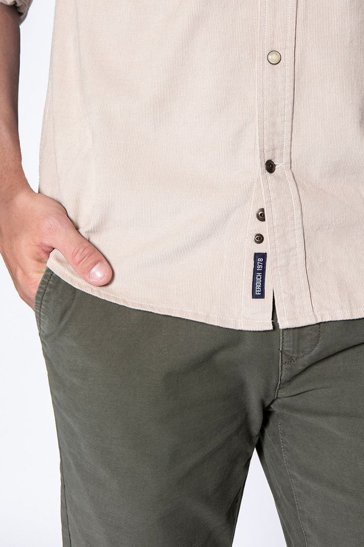 Camisa Corduroy F Sand-4
