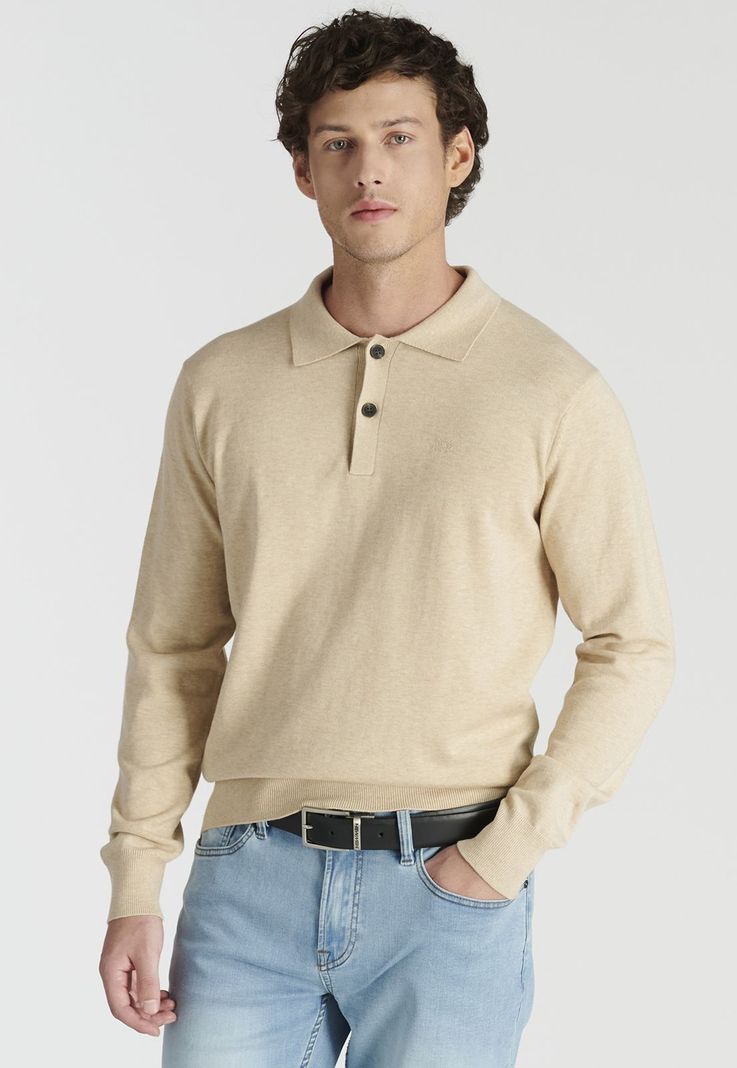 Sweater Vigo Heritage Sand Melange Beige S
