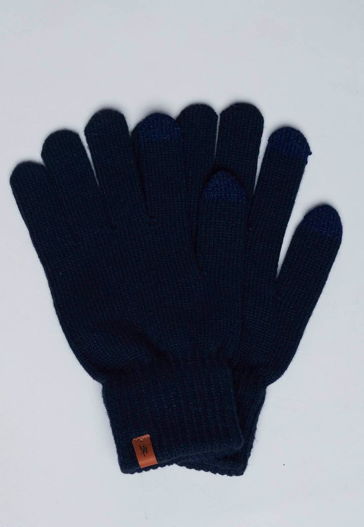 Guantes Basicos Fr Navy Melange Azul