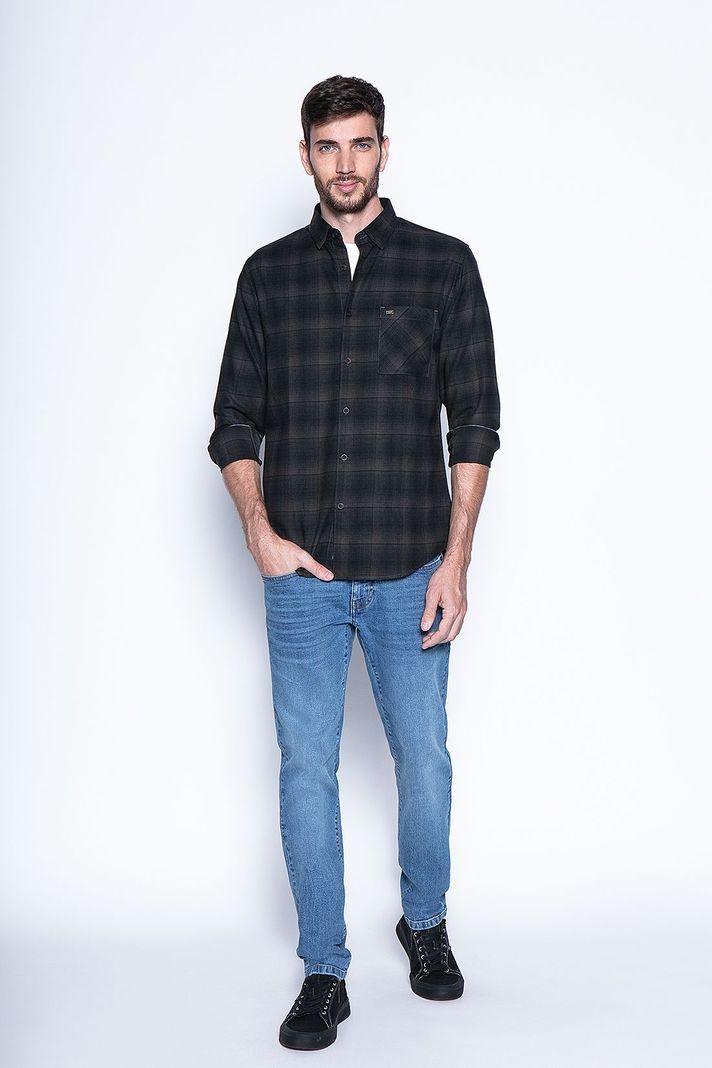 Camisa Check Orlando Fj Military-3
