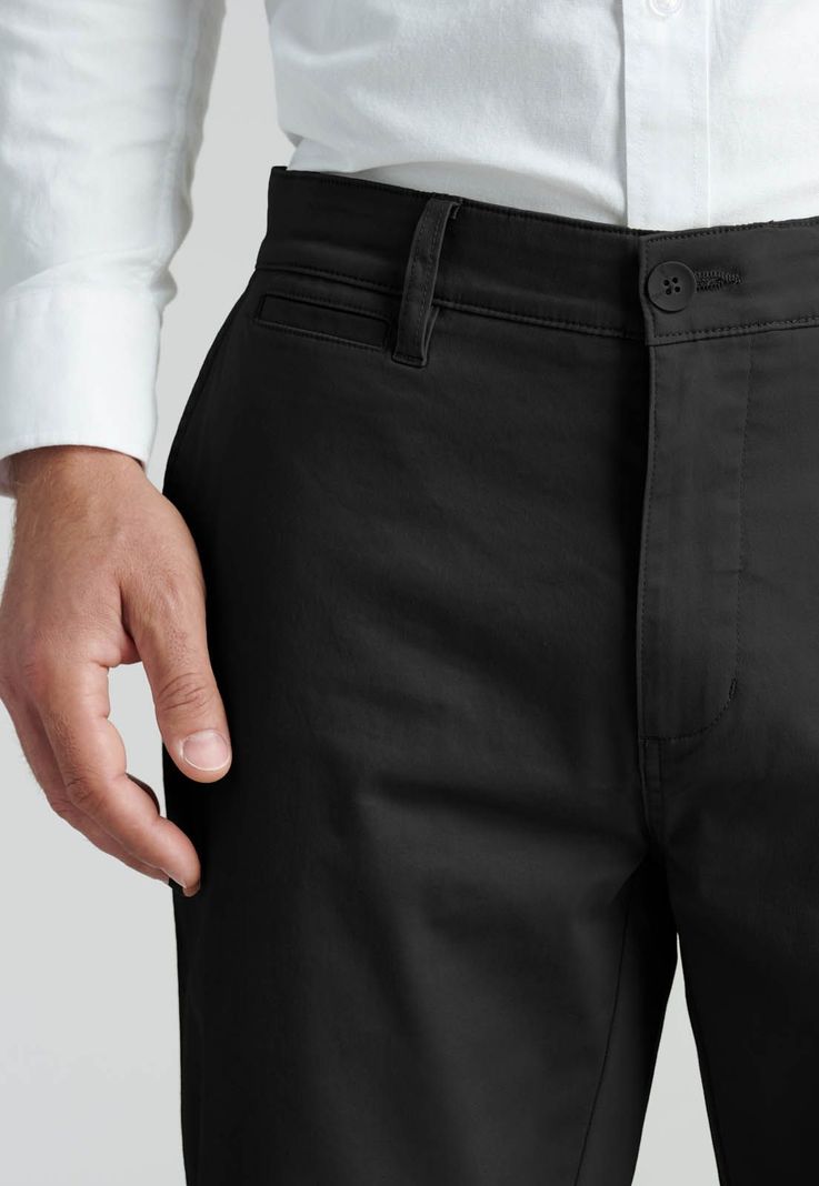 Pantalón Twill Slim /31 Business Black-2