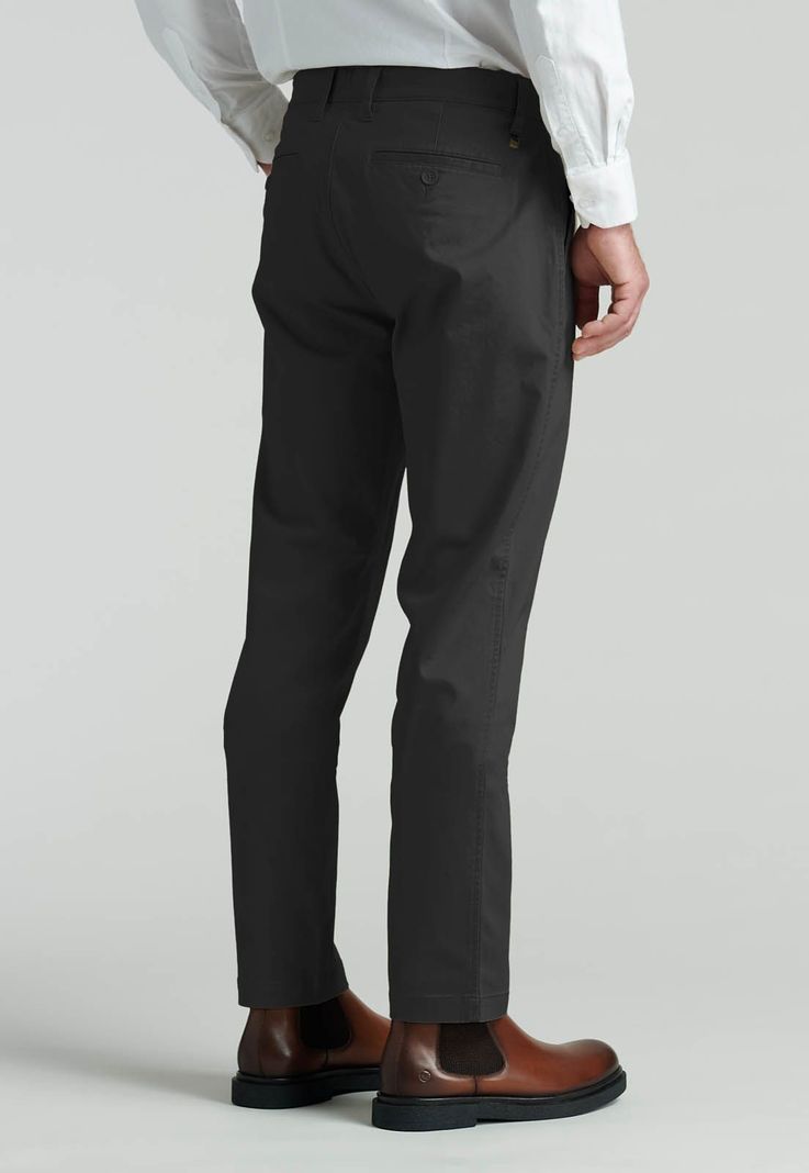 Pantalón Twill Slim /31 Business Black-3