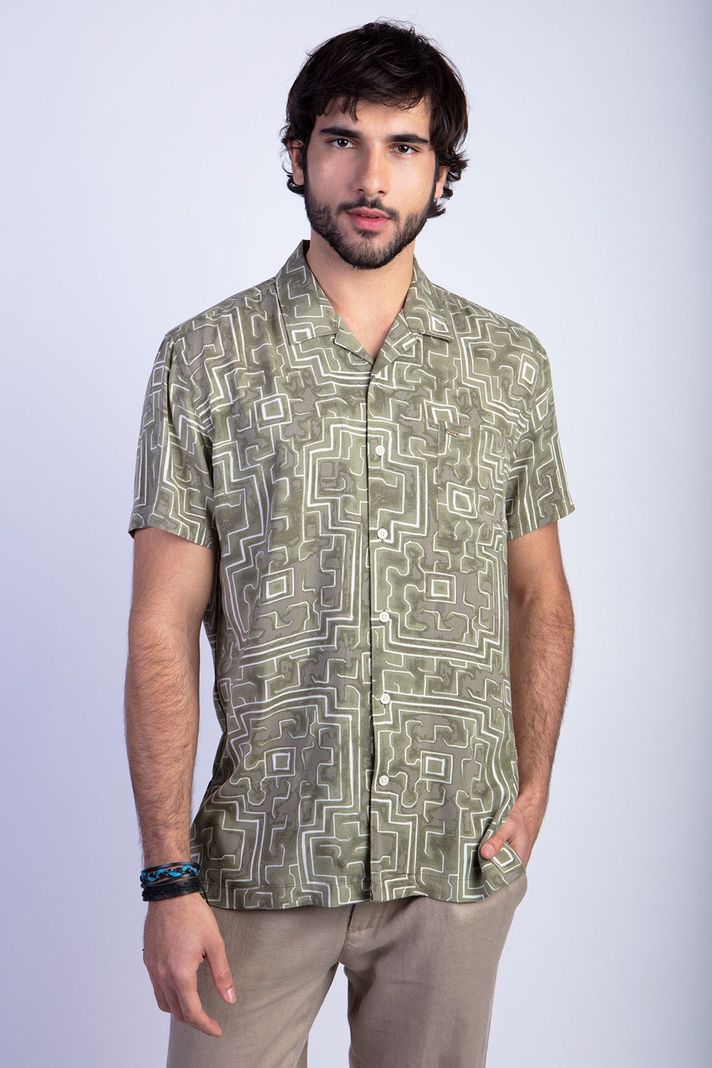 Camisa Estampada Silver Fj Military