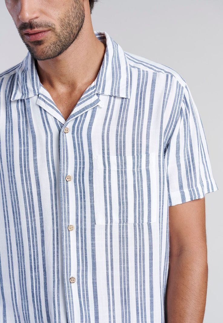 Camisa Listada Sport Fj Indigo-2