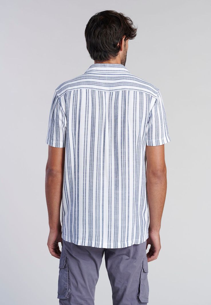 Camisa Listada Sport Fj Indigo-3