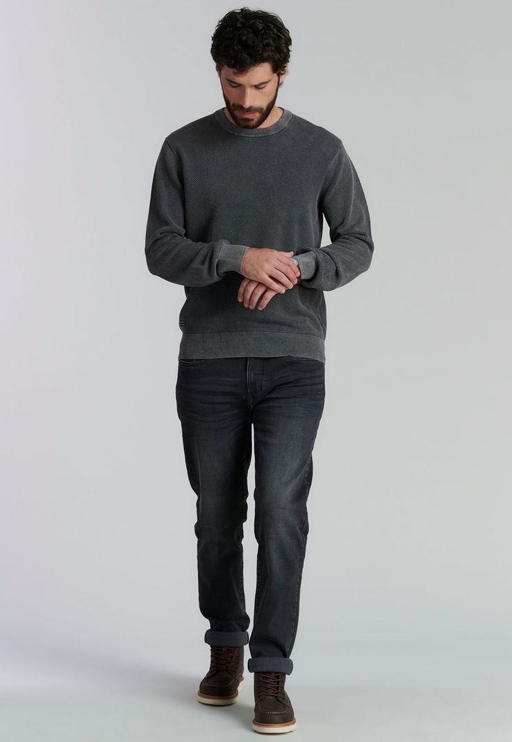 Sweater New York Fjs Graphite-1