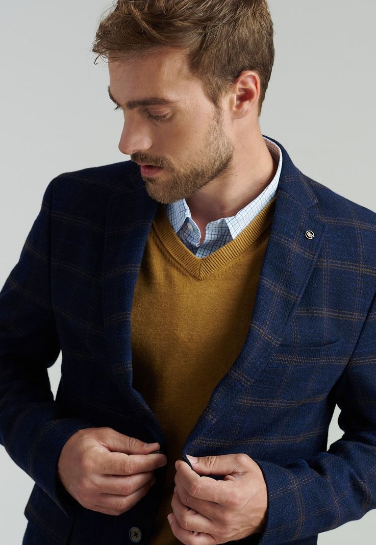 Blazer Boise Smart Casual Navy-2