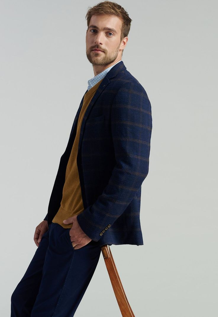 Blazer Boise Smart Casual Navy-4